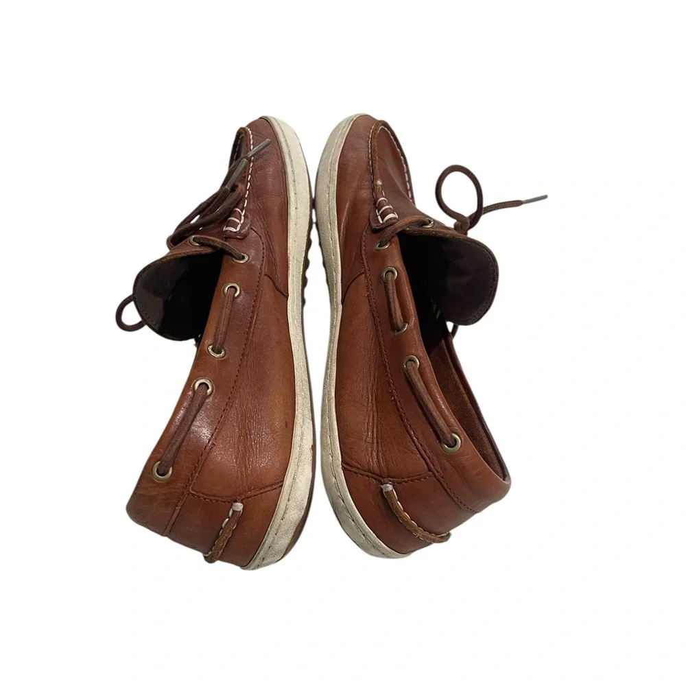 Cole Haan Men’s Road Trip Weekender Boat Dock Shoe Loafers SZ 12 Cognac Brown